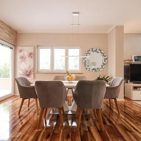 Pool With Traditional Dalmatian Konoba Nin