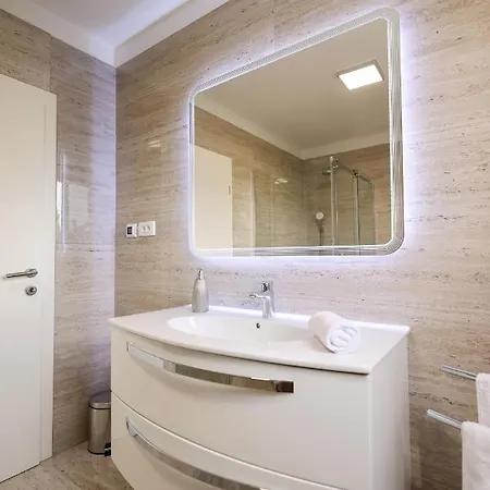 Pool With Traditional Dalmatian Konoba Nin