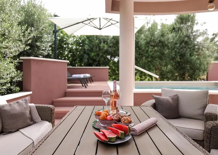 Pool With Traditional Dalmatian Konoba *