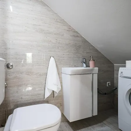 Pool With Traditional Dalmatian Konoba Nin